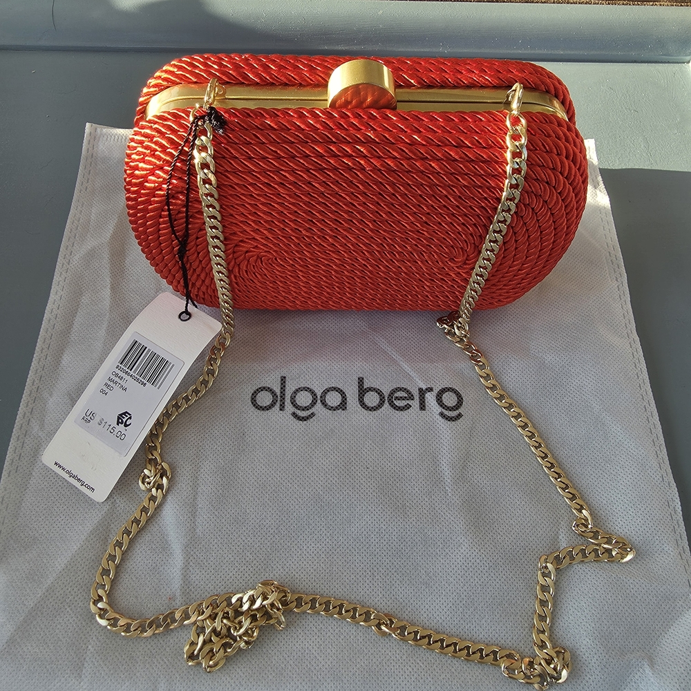 Olga Berg Martina Rope Clutch - Picture 3 of 12